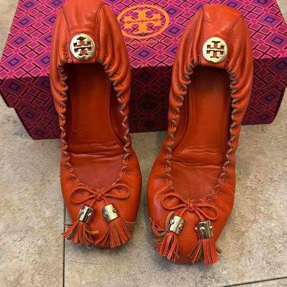 Tory Burch Reese Mestico Tassel Flats - Picture 3 of 7